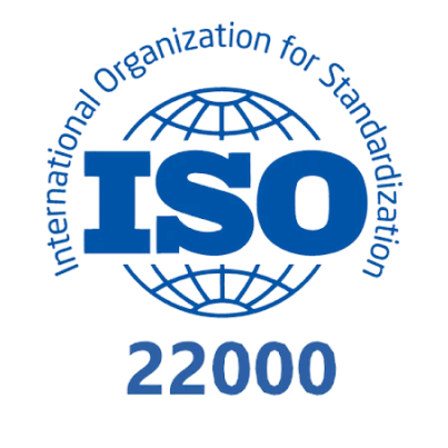ISO 22000 certification logo